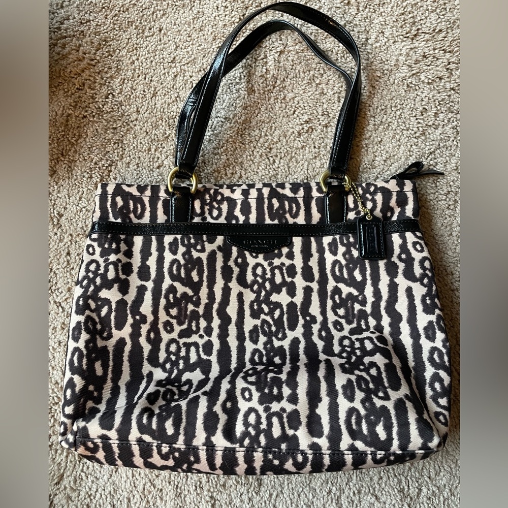 Coach Leopard Print Purse - Vintage & collectibles